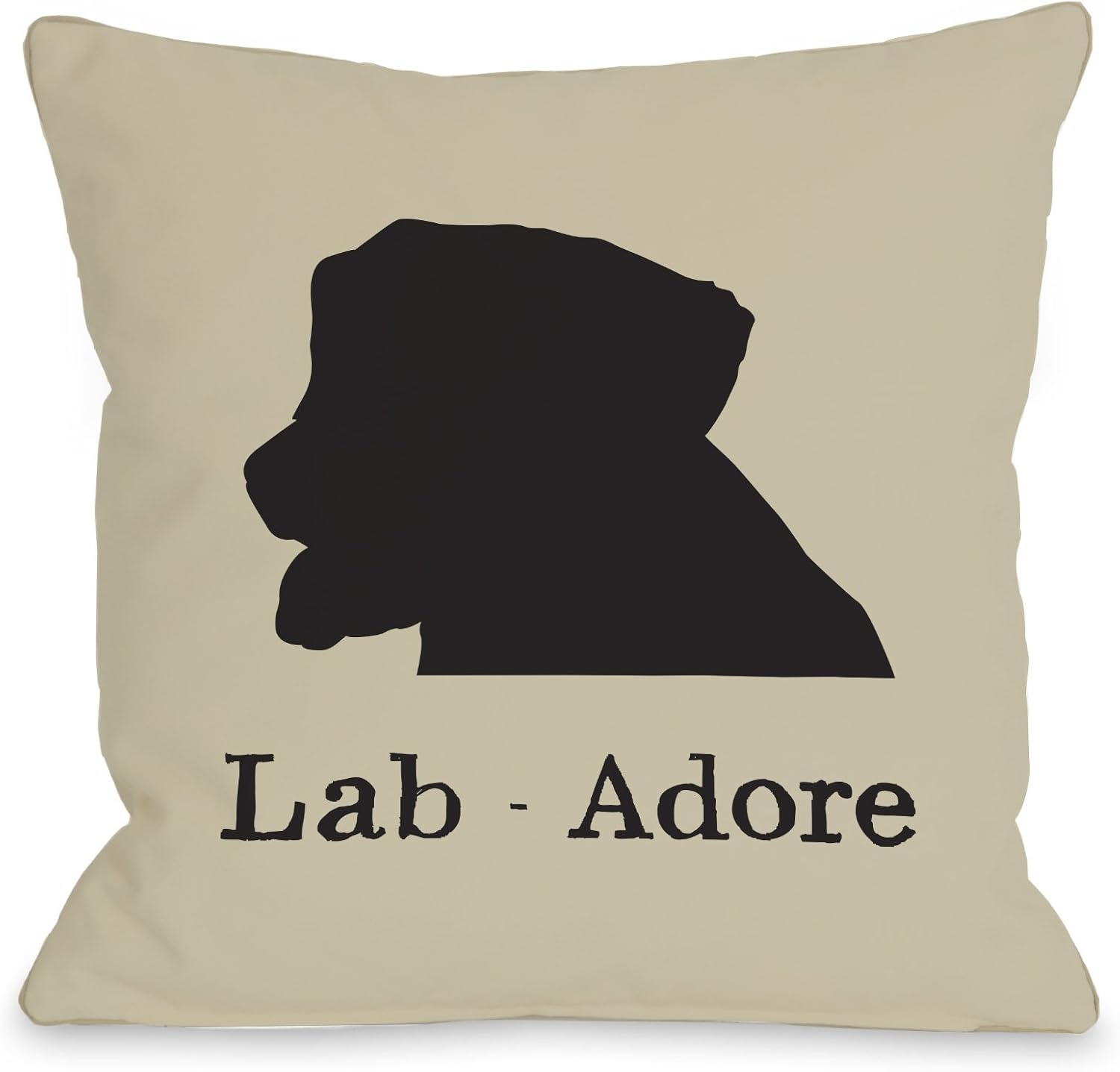 oatmeal throw pillow