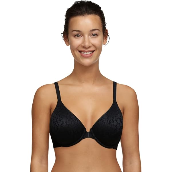 Trulife 'Barbara' Mastectomy Bra - Everyday Lace Soft Cup Bra - Black (Style 210)
