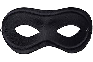Yilistore Black Masquerade Mask,Halloween Costumes Accessories Half Mask for Adult Kids Cosplay Dress Up