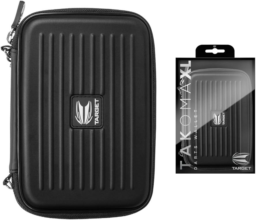Target Darts Takoma XL Darts Wallet, Black, Darts Case Holds 6 Darts