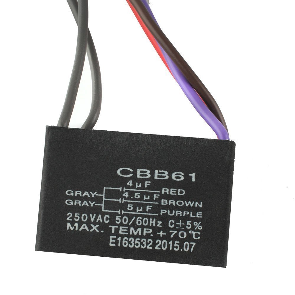 New Tech Ceiling Fan Capacitor 4 Or 5 Wire 4 4 5 5 Amazon Com
