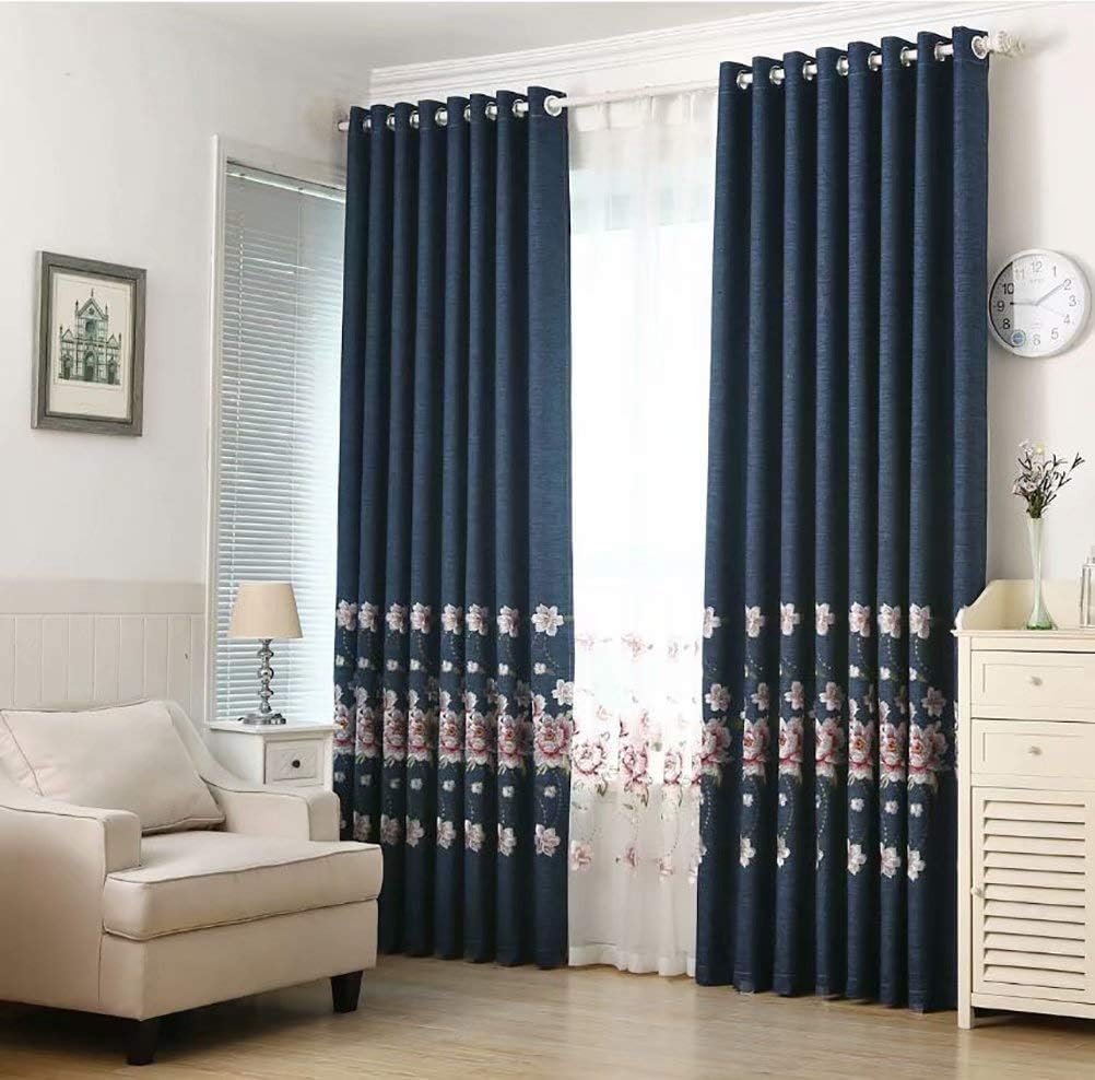 NBVCX Fensterbehandlungen Blindzubehör Fein und einfach bestickte