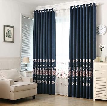 NBVCX Fensterbehandlungen Blindzubehör Fein und einfach bestickte