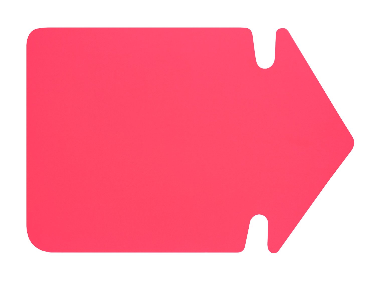 Folia 667 926 Arrow Advertising Symbol, Approx.24 cm, Pack of 20, Bright Red