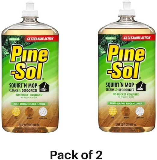 Amazon Com 2 Pk Pine Sol Squirt N Mop Original Scent 32 Fl