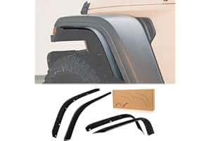 Front & Rear Fender Flares Compatible with 2018-2024 Jeep Wrangler JL & JLU Unlimited Sahara, Off-Road Wheel Flares Liner 4 P