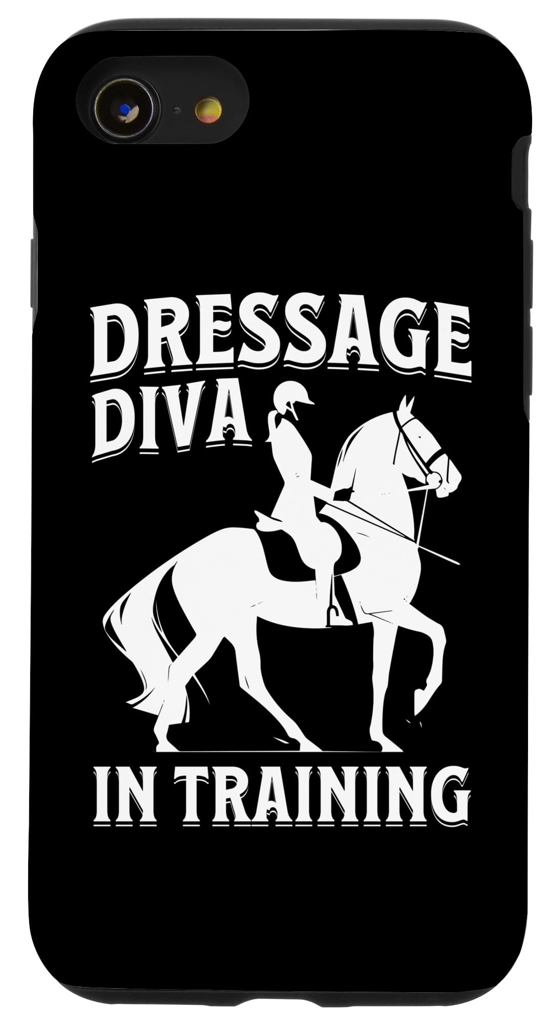 iPhone SE (2020) / 7 / 8 Dressage Diva In Training Horseback Riding Case — image 1