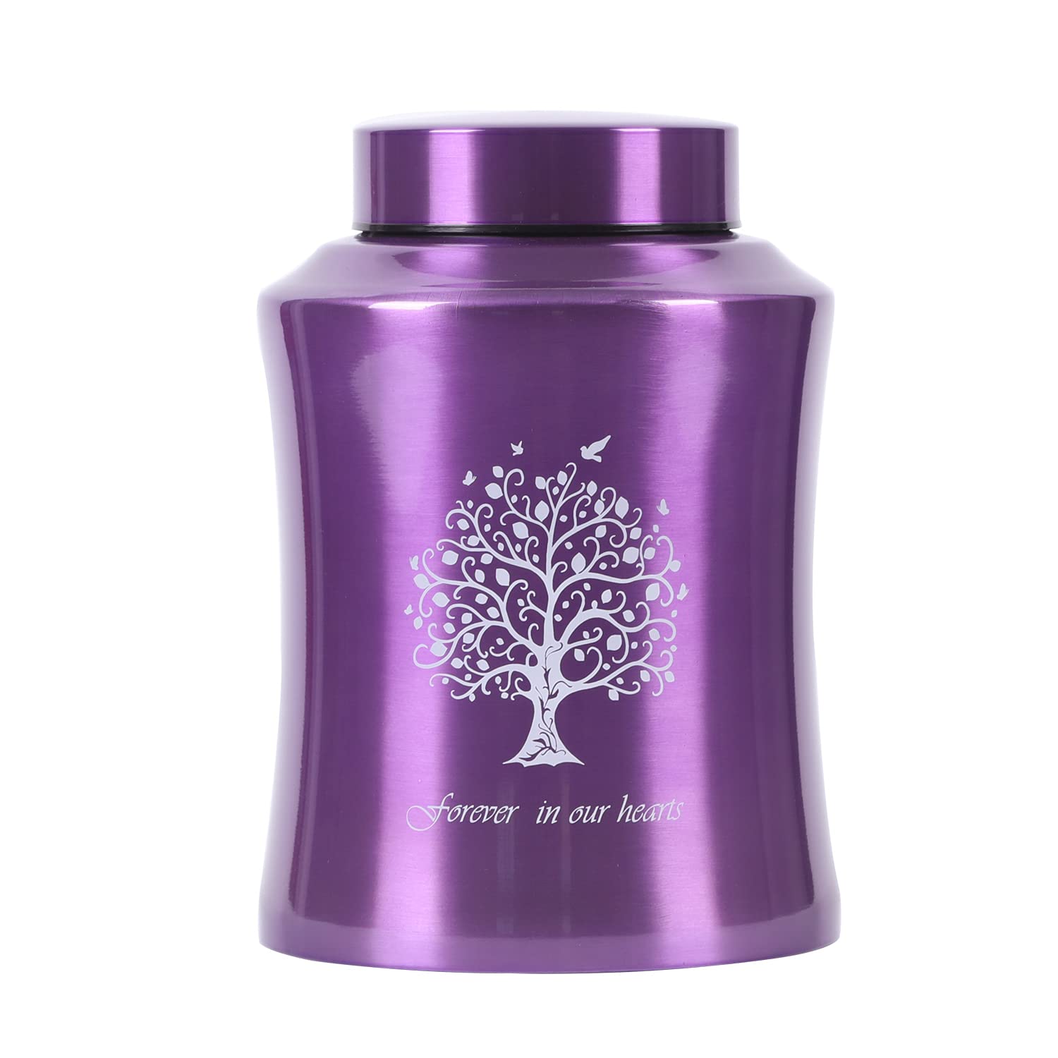 Adult Purple Cremation Urn for Human Ashes - Medium Size for Dad or Mom