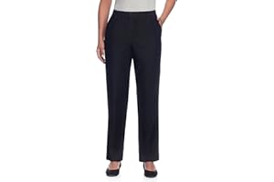 Alfred Dunner Women's Plus Size Black Denim Proportioned Short Pant