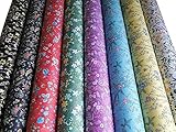 8 PCS Fat Quarters Fabric Bundles 18 inchx22 inch