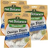 3 Pack Pet Botanics Healthy Omega Treats - Chicken (Three 5 oz packages) Total 15 oz