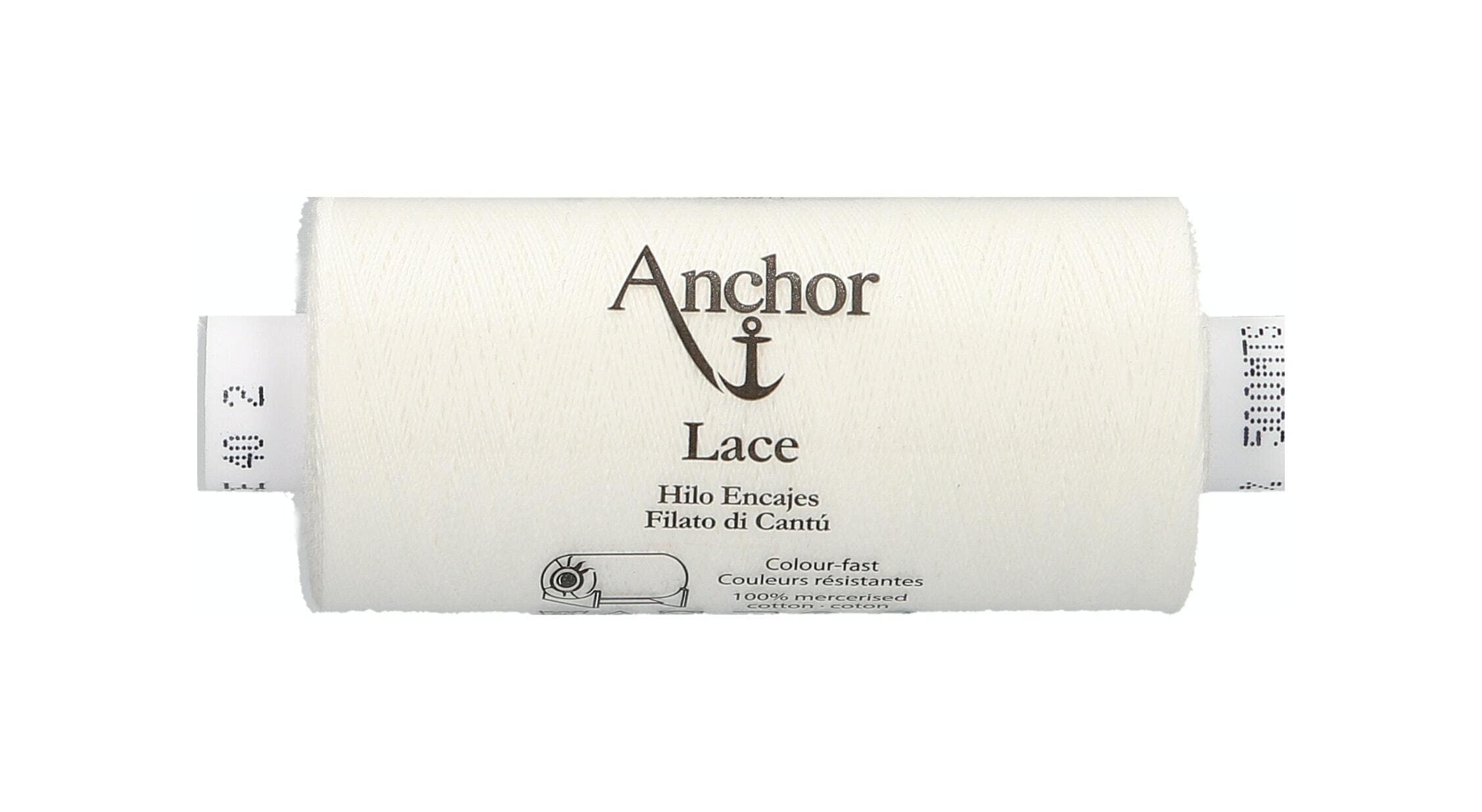 Anchor T194040-00002 Lace-Making Yarn, 100% Cotton, 2, Thickness 40, 500 m, 27 g