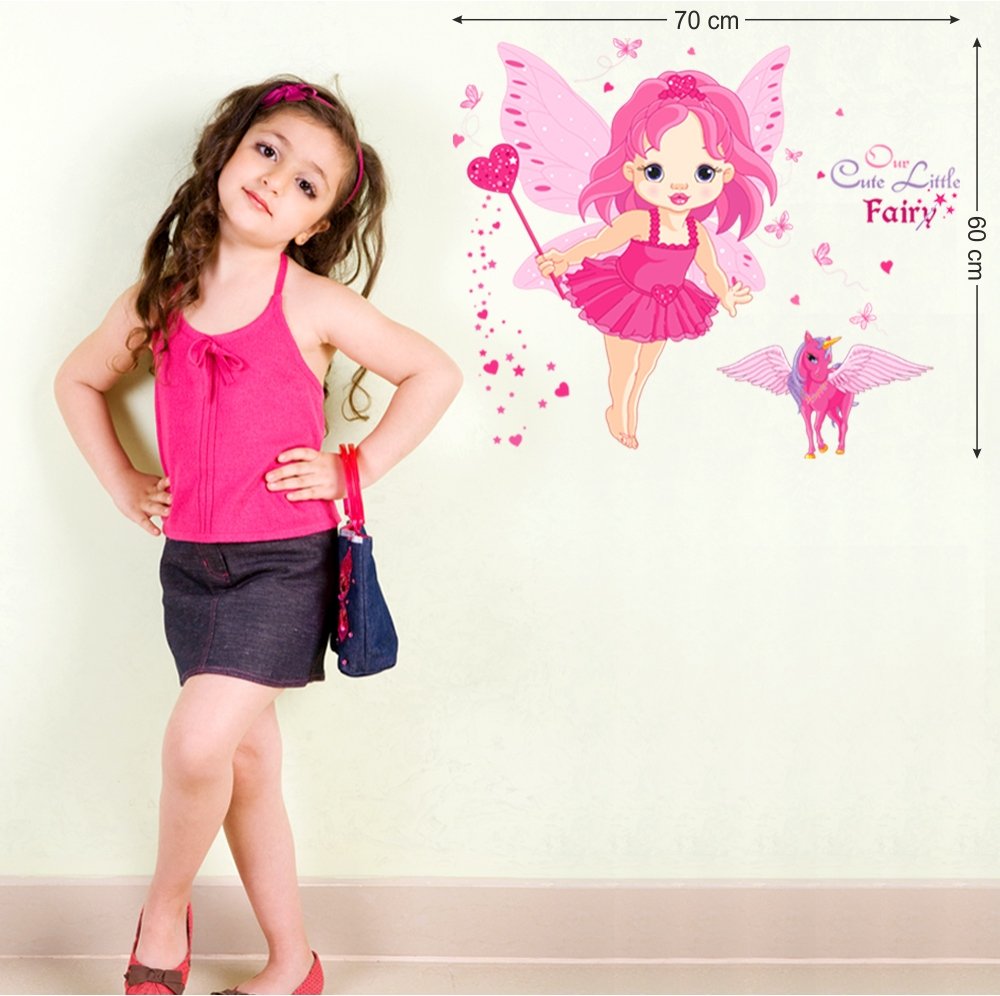 Buy Decals Design Baby Girl Cartoon Cute Princess In Pink With