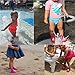 SUIEK Baby Boys Girls Swim Water Shoes Infant Pool Beach Sand Barefoot Aqua Socks (Rose Red, Small)