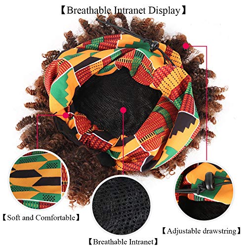 Aisaide-Short-Curly-Wigs-Afro-Kinky-Curly-Wigs-For-Black-Women-Brown-Curly-Headband-Wig-with-Bangs-Synthetic-Curly-Hair-Wigs-with-Head-Wrap-2-in-1-for-Women-Heat-Resistant-Curly-Full-Wig-With-Wig-Cap
