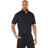 Rothco Short Sleeve Uniform Shirt – Tactical Button-Down Professional Dress Work Shirt