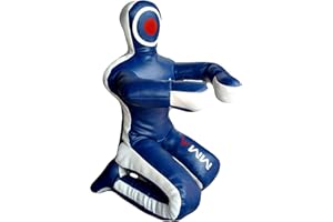 Bestzo MMA Martial Arts Brazilian Grappling Dummy-Sitting Position Blue-Unfilled