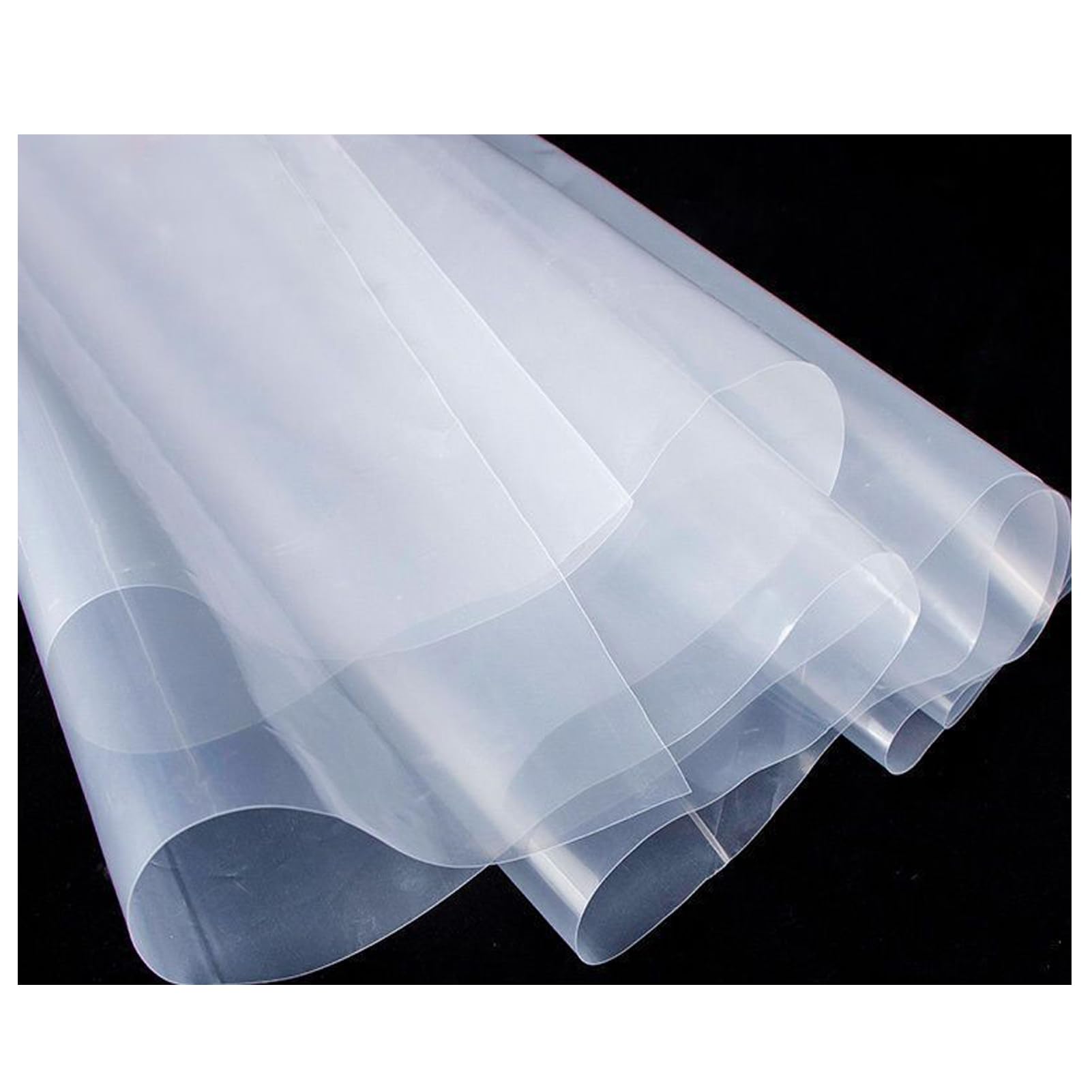 300cm x 200cm Heavy Duty Polythene Plastic Sheeting, 600g Thickened Garden Grow Polythene Cover Sheets for Gardening Insulation and Building Rubble Protection