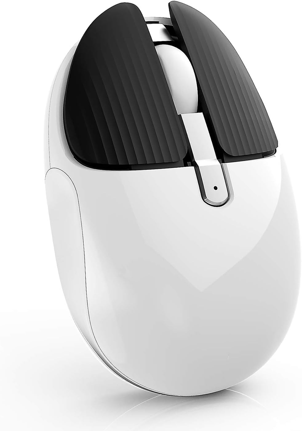 Uciefy M106 Wireless Mouse, 2.4G Rechargeable Silent Mouse Optical Mice with Nano Receiver USB Mouse for Notebook, PC, Laptop,Computer (White)