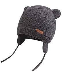 BAVST Baby Beanie Hat for Winter with Earfalp Cute