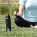 Takeya Originals 24 oz Vacuum Insulated Stainless Steel Water Bottle with Spout Lid, Black