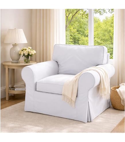 Amazon.com: FMCTL Ektorp Chair Cover Replacement for IKEA Ektorp