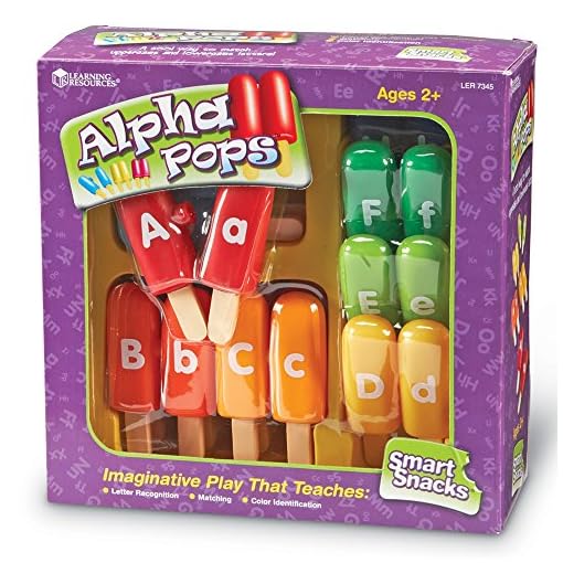 Learning Resources Smart Snacks Alpha Pops, Alphabet Matching & Fine Motor Skills Toy, 26 Double Sided Pieces, Ages 2+ - Image 12