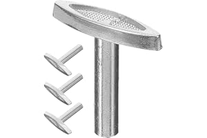 SHINEOFI 4pcs Silver Iron Winder Keys 25mm Extended DIY Music Box Windup Key Replacement Handles for Jewelry