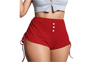 Breniney Comfy Short Sets for Women Womens Soft Sleep Shorts Cute Biker Shorts for Women Booty Shorts Women Plus Size