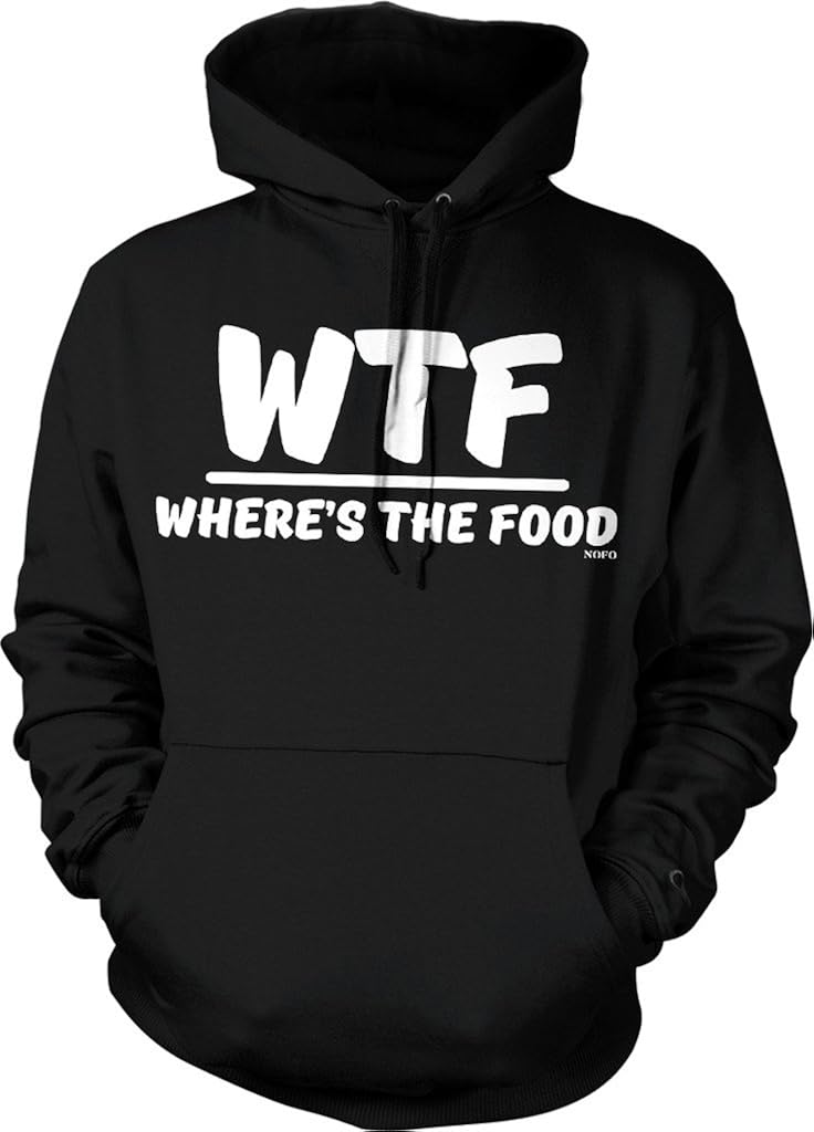 NOFO Clothing Co WTF, Where's The Food Hooded Sweatshirt