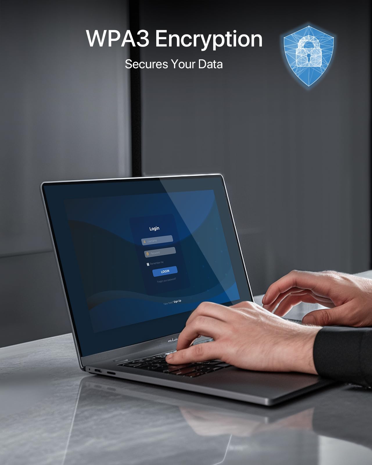 BrosTrend AXE5400 WiFi 6E USB WLAN Stick für PC, WLAN Adapter PC Hohe Reichweite, Tri-Band 6GHz / 5GHz / 2,4GHz High Gain Antenne Wi-Fi Empfänger, WPA3, MU-MIMO, OFDMA, USB3.0, NUR für Windows 11/10 5