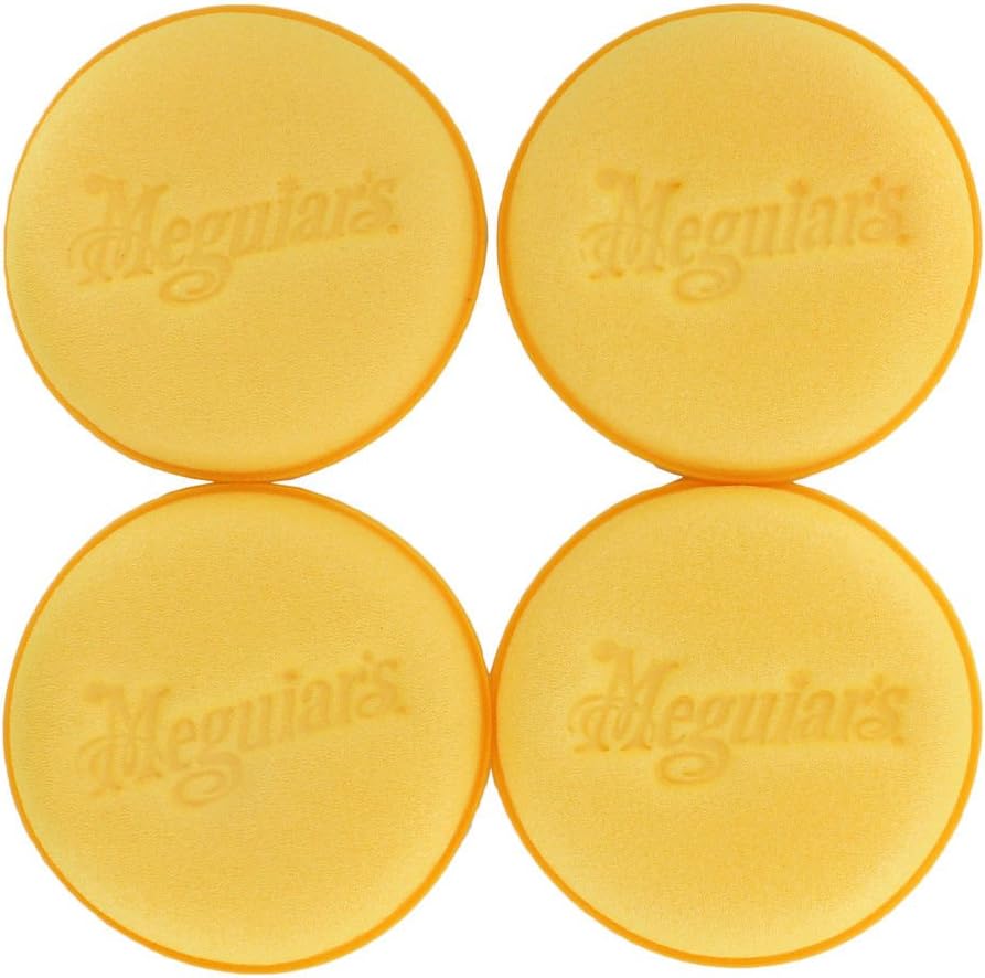Meguiar's W0004 Foam Applicator Pad 4-1/2", 4 per pack
