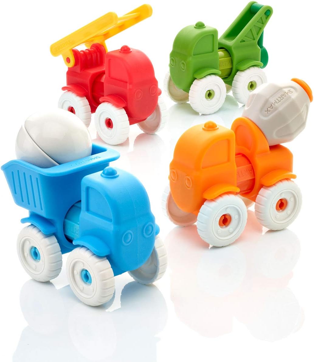 SmartMax - My First Vehicles, Magnetic Discovery Play Set, 13 pieces, 1-5 Years, Multicolor, Large - Image 3
