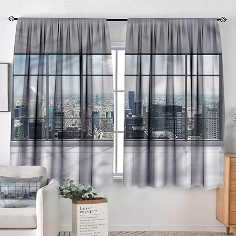 Amazon Com Renteriadecor City Kitchen Curtains Big Window