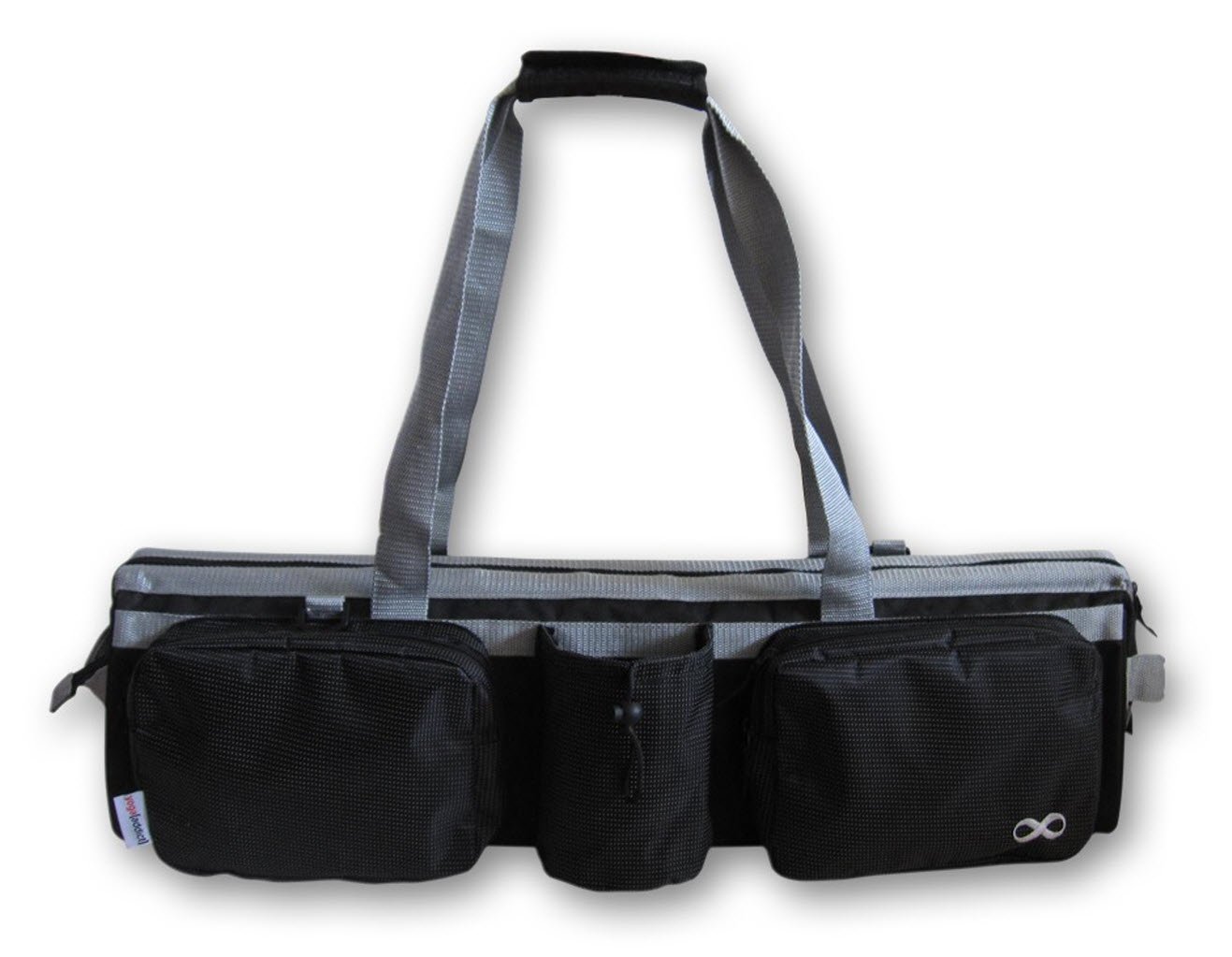 YogaAddict Yoga Mat Tote Bag "Supreme" and Carriers with Pocket & Zipper, 30" Long, Extra Large, Fit Most Mat Size, Pilates, Gym, Compartment for Yoga Block, Easy Access
