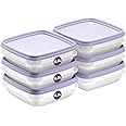 SmartStore Food Storage Containers 0.3L Set of 6 | Suitable for Fridge and Freezer | BPA Free Meal Prep Containers Reusable, Microwavable, Dishwasher Safe, Stackable and Nestable