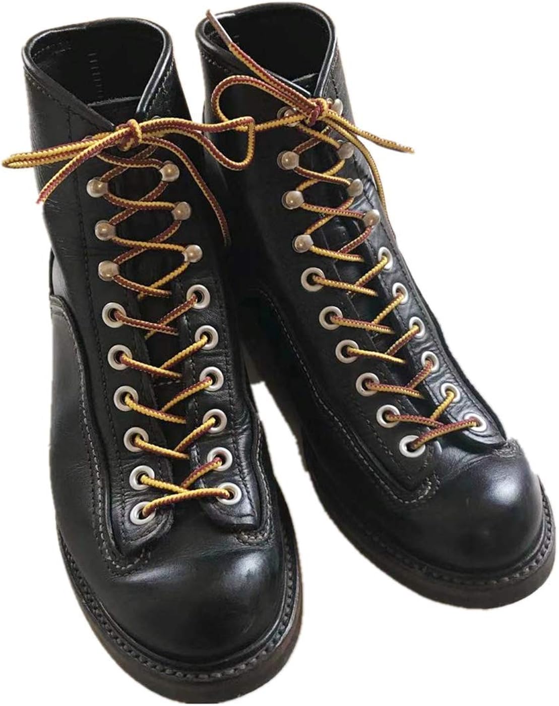 Amazon Haruhana ワークブーツ用 靴紐 ブーツレース 虎紐 作業靴 安全靴 Red Wing Chippewa Timberland Danner 等のワークブーツに適した靴紐 しなやかで丈夫な太さ3mmタイプ 靴ひも