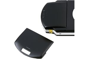 Ambertown Replaceme Battery Back Door Cover Case for PSP 1000 1001 1002 1003 Fat Black
