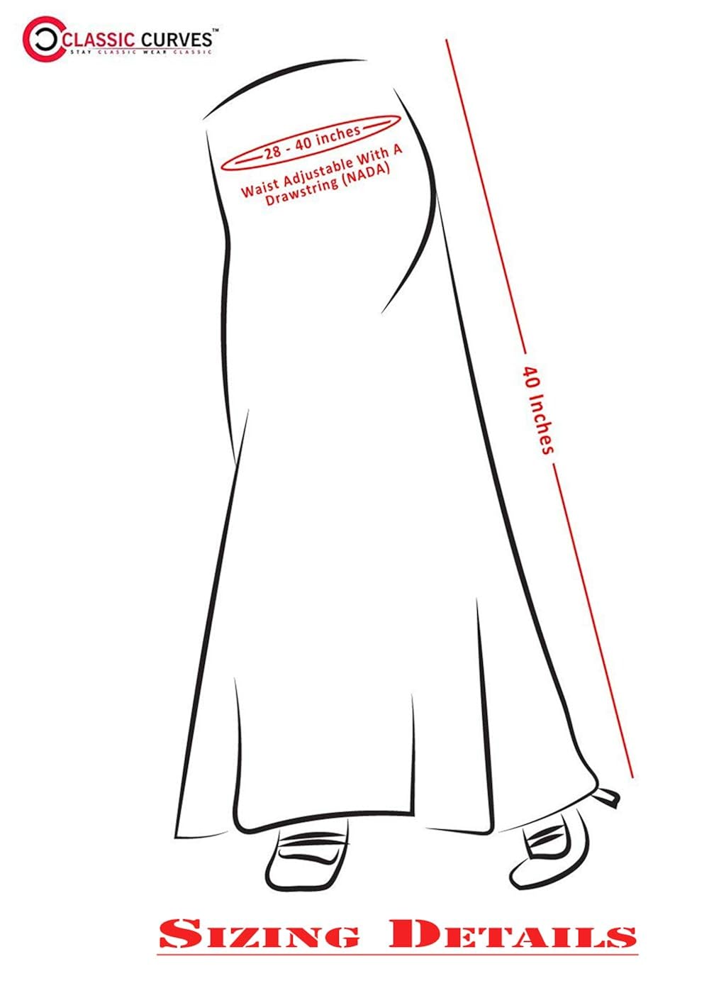 classic curves women's satin petticoat saree satin underskirt sari satin silk petticoat underwear