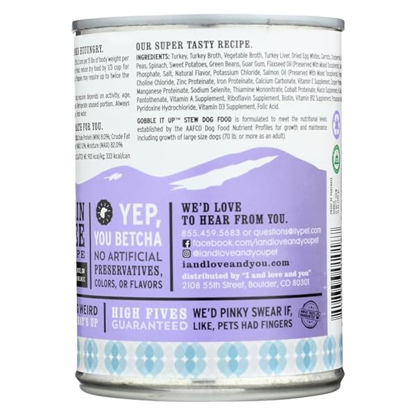 DOG FOOD CAN GOBBLE IT UP 13OZ