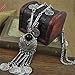 MAIDIEN Coin Tassels Hippie Boho Bohemian Boho Statement Necklace for Women Girls