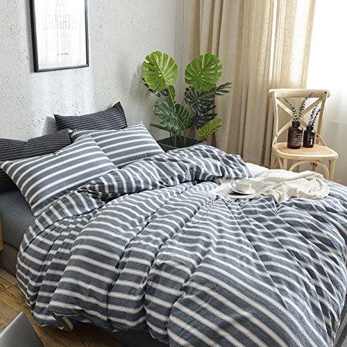 F.Y.Dreams 100 Washed Cotton Duvet Cover for Weighted Blanket 48x72