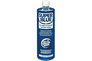 ADVANTIS TECH Robarb 20152A Super Blue Crystal Clear Pool Water Polisher Clarifier, 8 Fl Oz