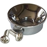 Chrome Finish Metric Electrosocket Jackplate with Screws for Telecaster