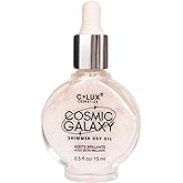 Cosmic Galaxy Shimmer Dry Oil - Shooting Star | Illuminating Body Oil for Radiant Glow | Lightweight, Hydrating, Non-Greasy | Perfect for Face, Neck & Body | Vegan & Cruelty-Free | 0.5 fl oz (15 ml)