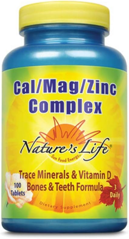 Amazon Com Nature S Life Cal Mag Zinc Complex 100 Ct Health Personal Care