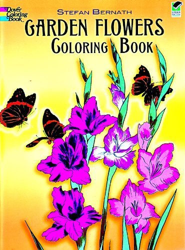 Dover Coloring Book Garden Flowers
