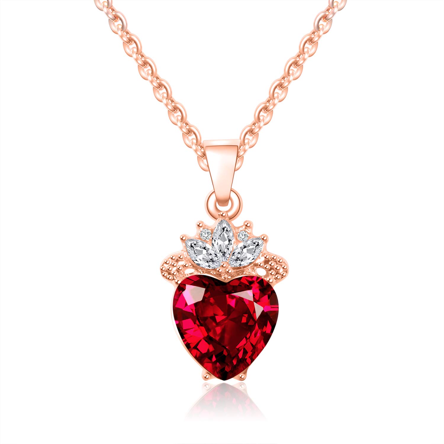 Botrinal Evie Red Heart Necklace Descendants