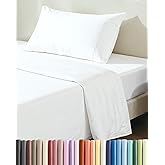 Extra Thick Heavyweight Twin Size 3 Piece Sheet Set – High End Super Luxury Bed Set – Premium Heavyweight Hotel Quality Sheets with Deep Pockets - Easy-Fit - Ultra-Soft, Warm and Wrinkle Free - White