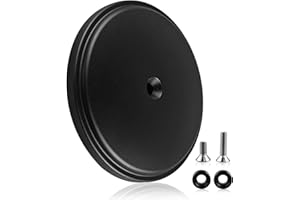 HUQUZN Black Aluminum Air Cleaner Cover Fit for Harley Davidson Most Models Replace 18-761